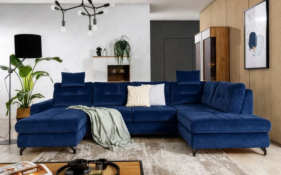NOVA U-shape in a styled living room