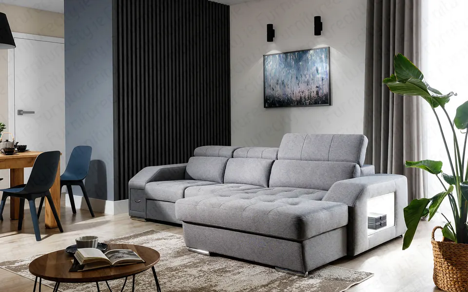 TULSA Lounger in a styled living room